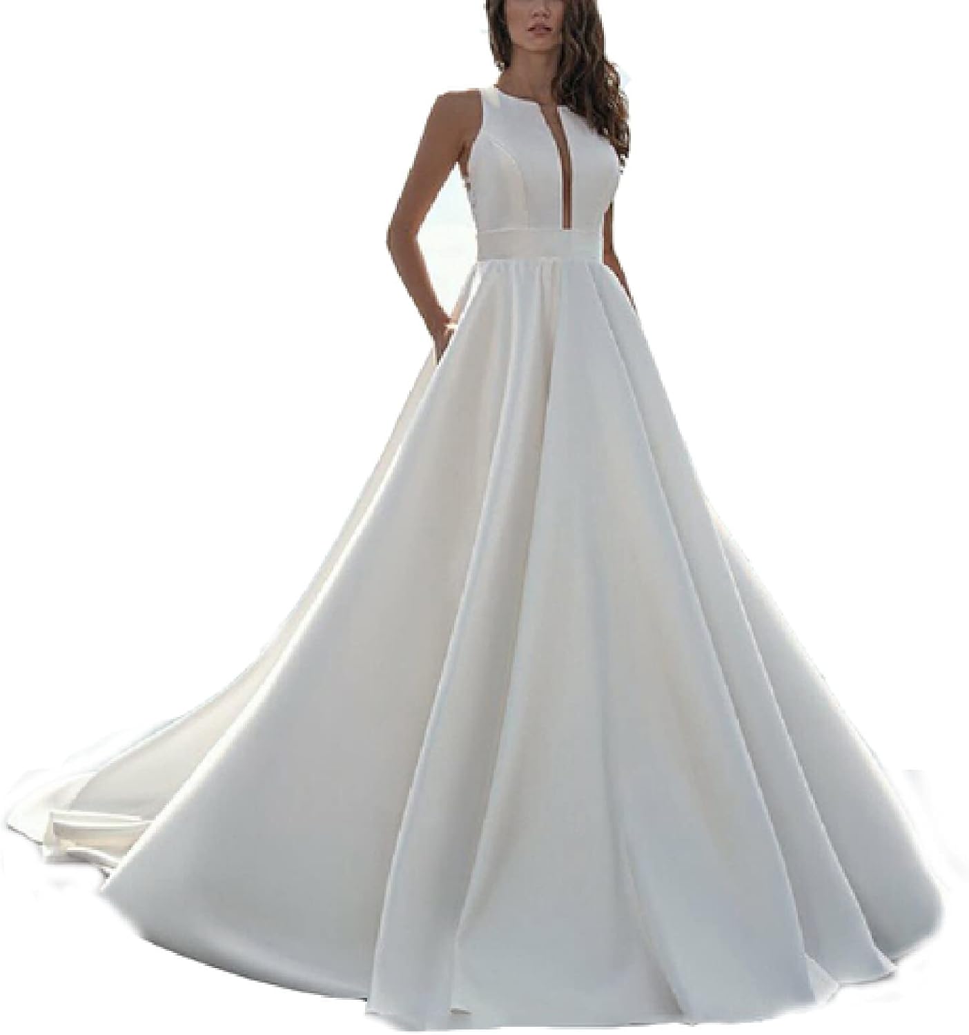 Robe De Mariée Fourreau Bustier Avec Cape