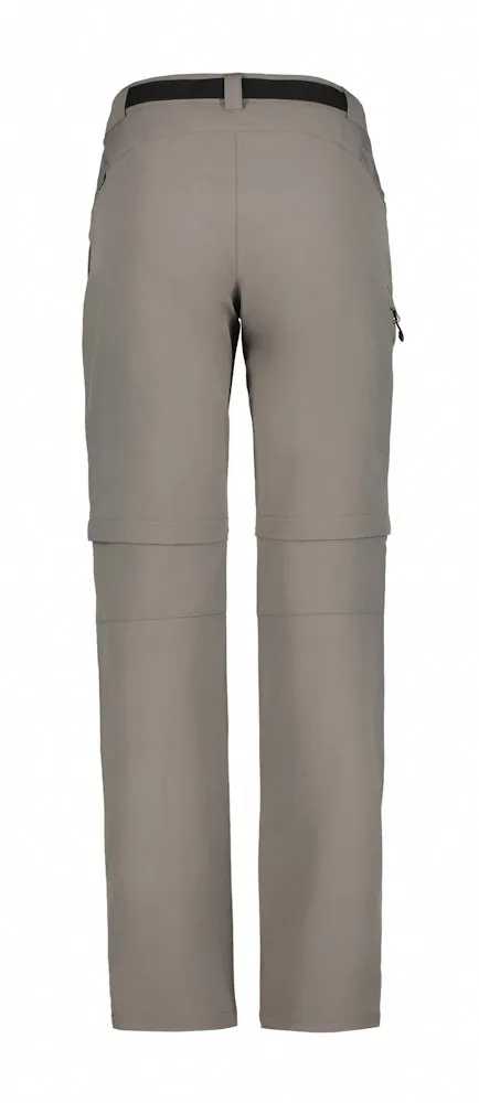 Icepeak Blocton gris clair, pantalon de randonnée convertible femme. – Image 2