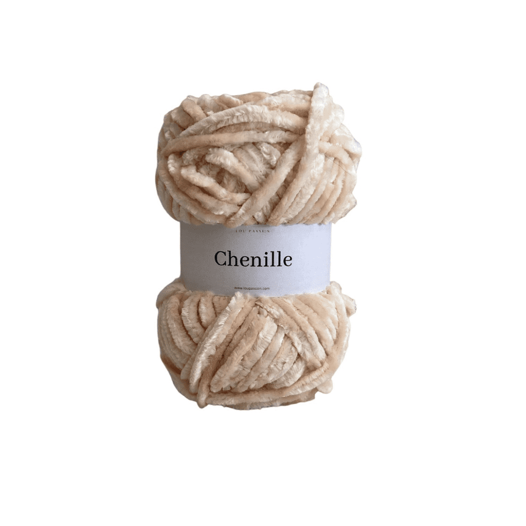 Chenille fil velours 100% douceur Peau