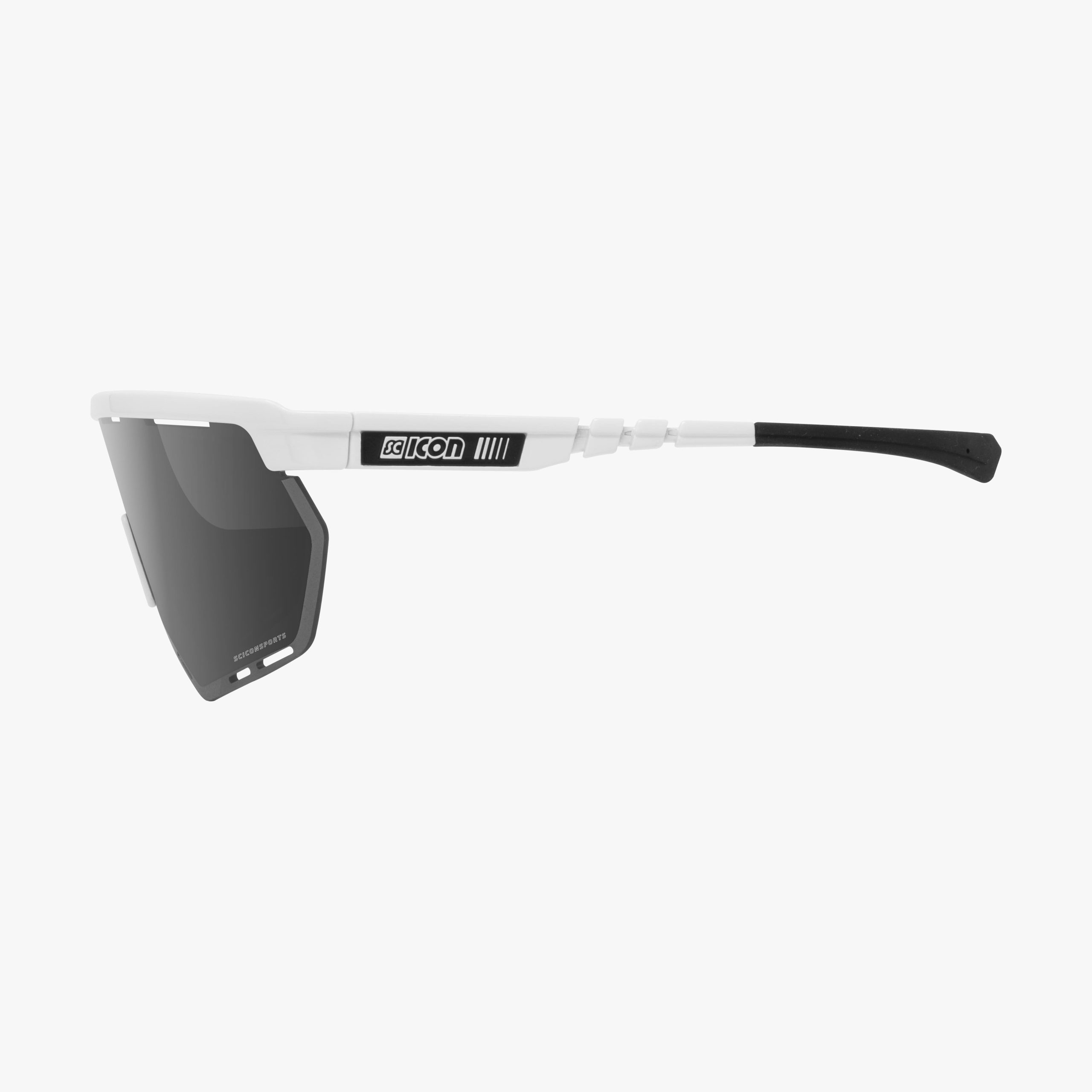 Lunettes Scicon AeroWing Blanc Gloss / Argent Miroir SCNPP – Image 4