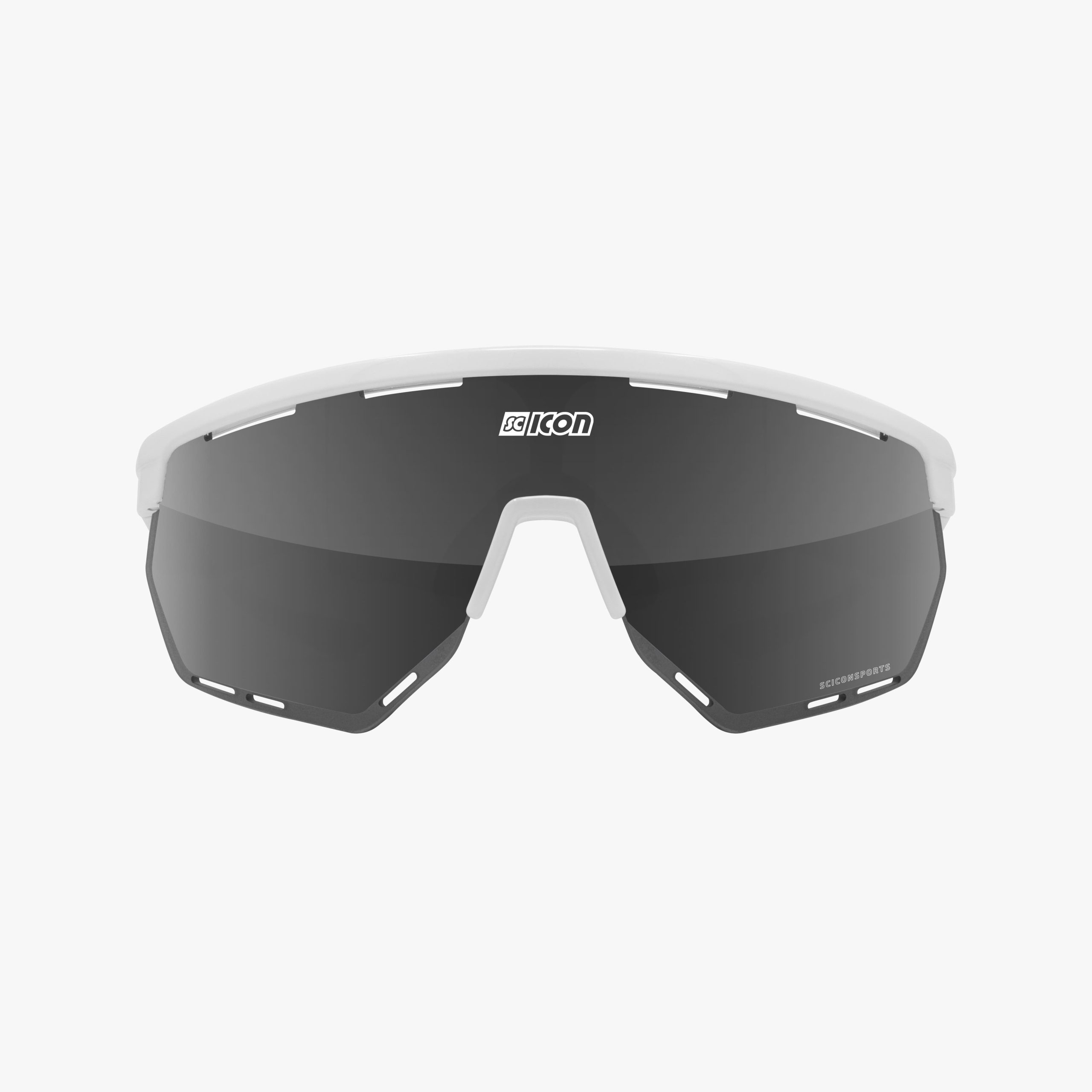 Lunettes Scicon AeroWing Blanc Gloss / Argent Miroir SCNPP – Image 2