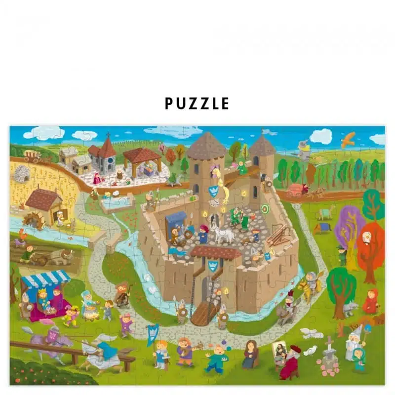 Puzzle enfant – Châteaux forts – Pirouette Cacahouètes – Image 8