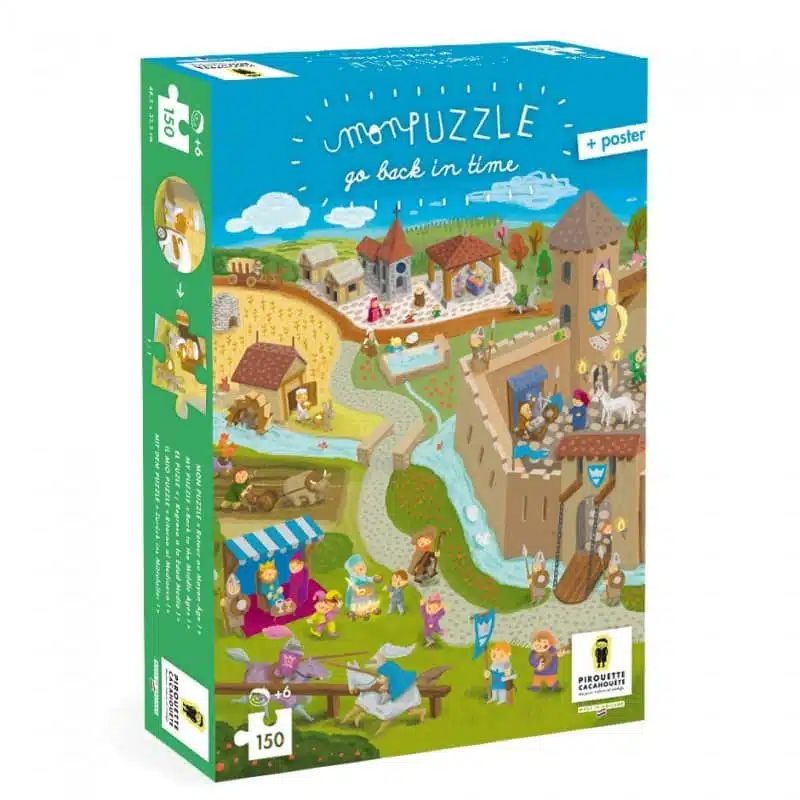 Puzzle enfant – Châteaux forts – Pirouette Cacahouètes – Image 7