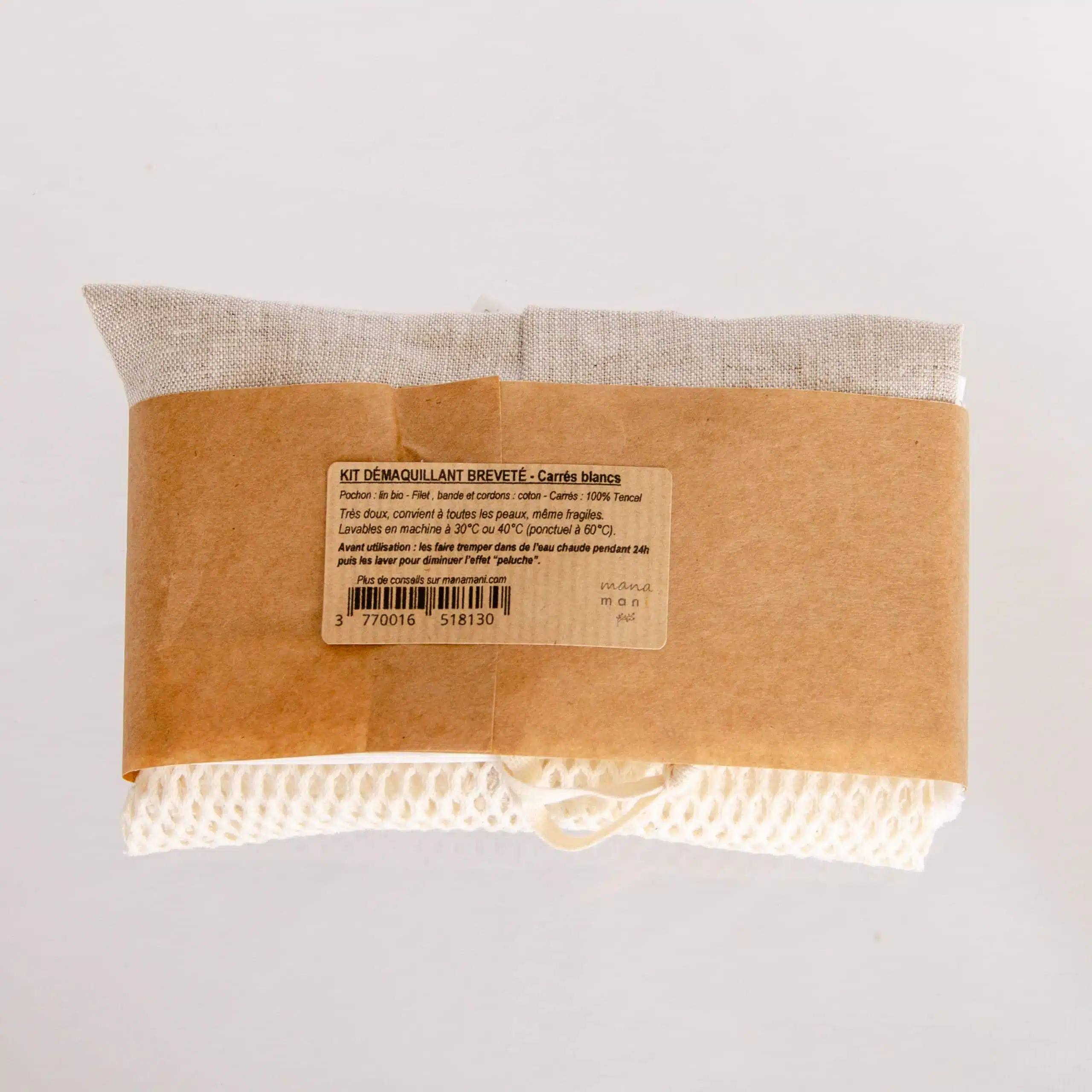 Kit cotons démaquillants lavables zéro déchets – Mana mani – Image 2