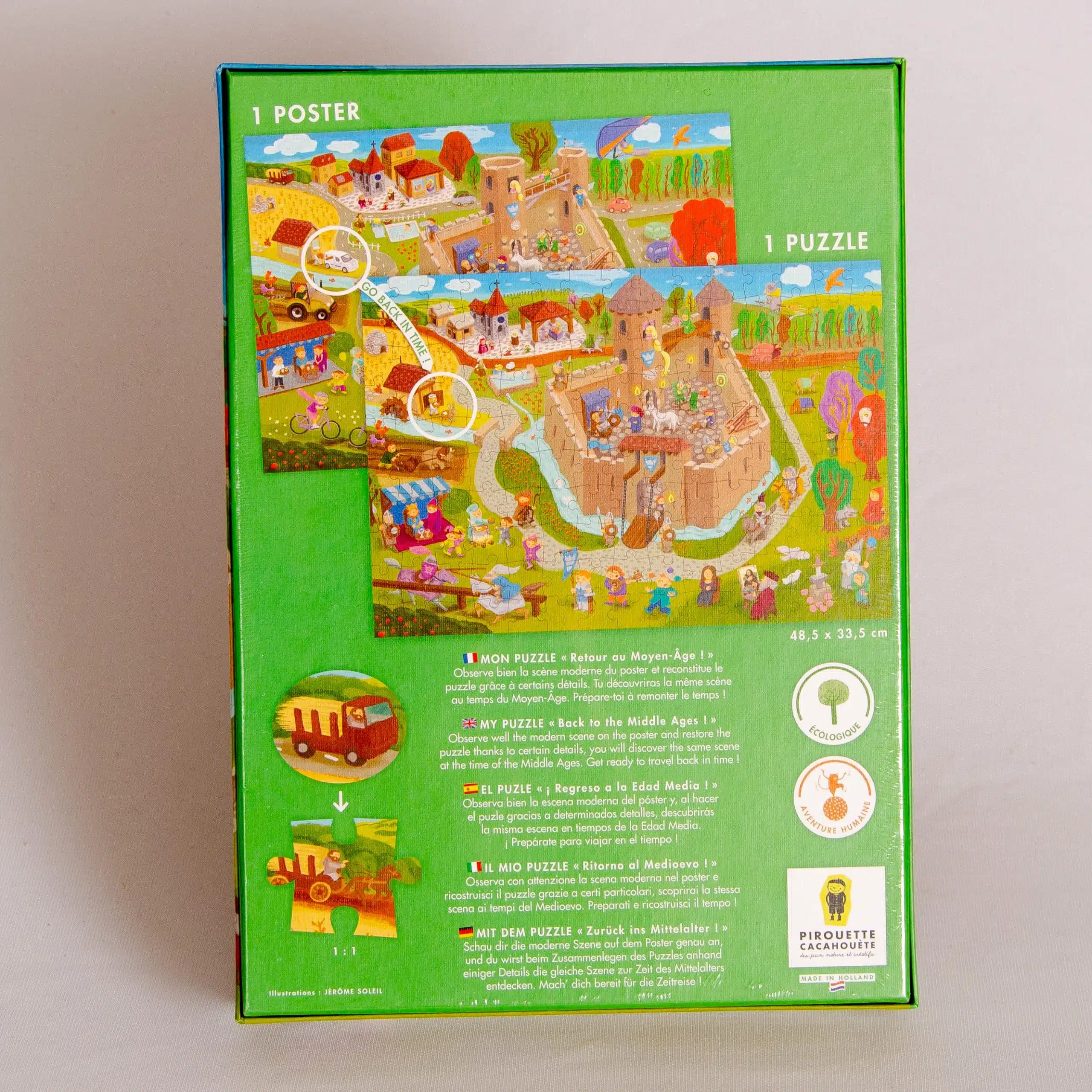 Puzzle enfant – Châteaux forts – Pirouette Cacahouètes – Image 3