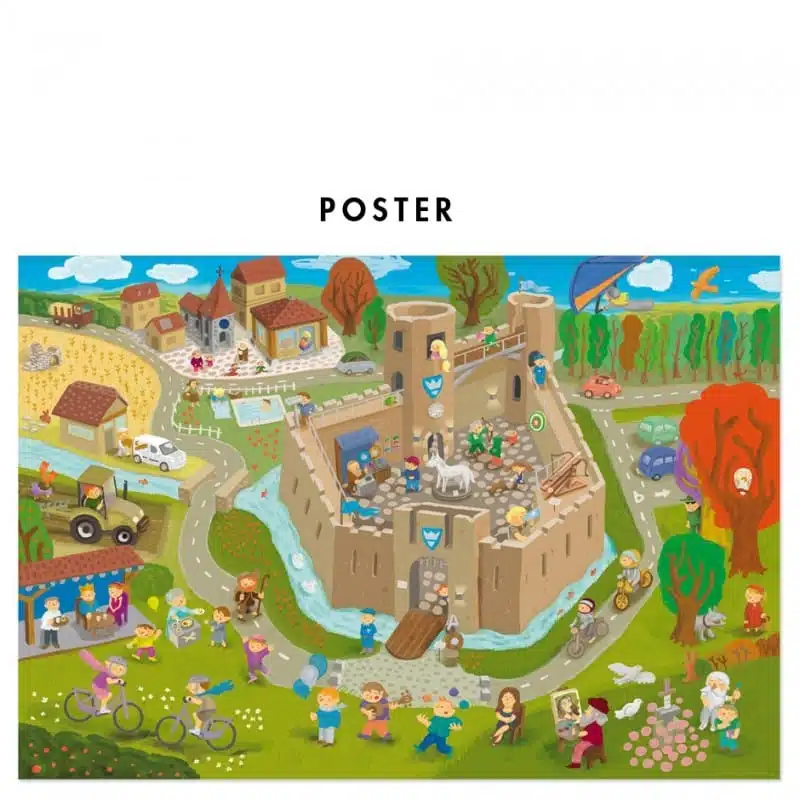 Puzzle enfant – Châteaux forts – Pirouette Cacahouètes – Image 6