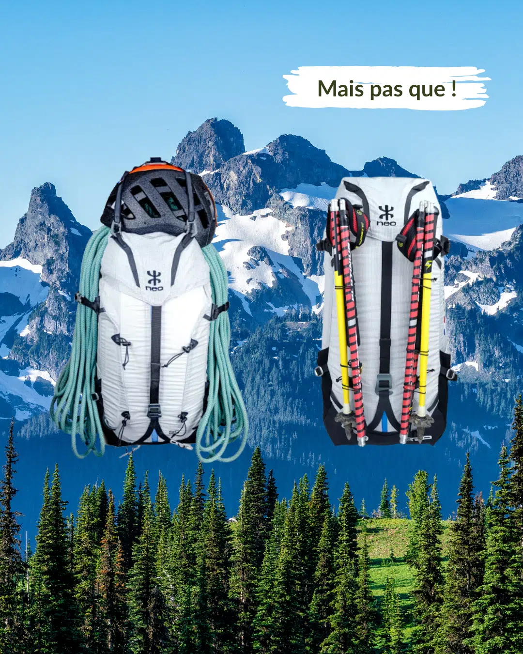 Sac à dos de montagne et ski de rando – Fait en France – 25 ou 35L – Atelier Néo – Image 4