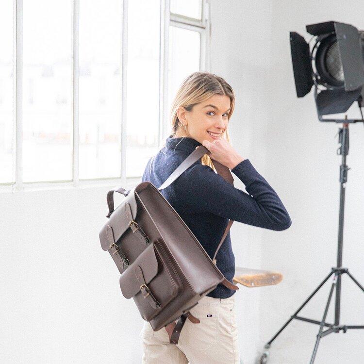 Sac à Dos ALPHONSE Chocolat – Valet de Pique – Image 7