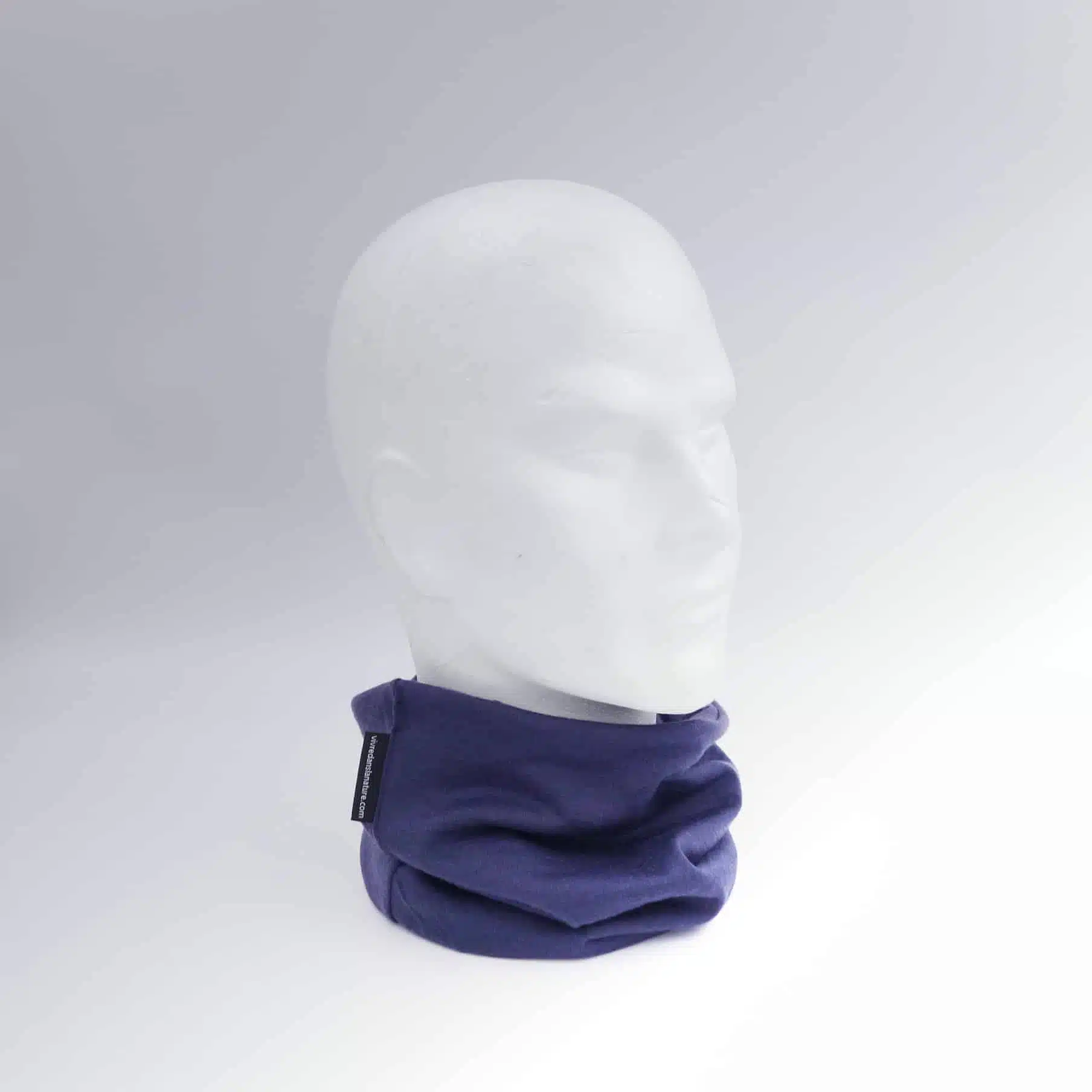 Tour de cou éco-responsable écharpe bandeau en matière upcyclée – Image 5