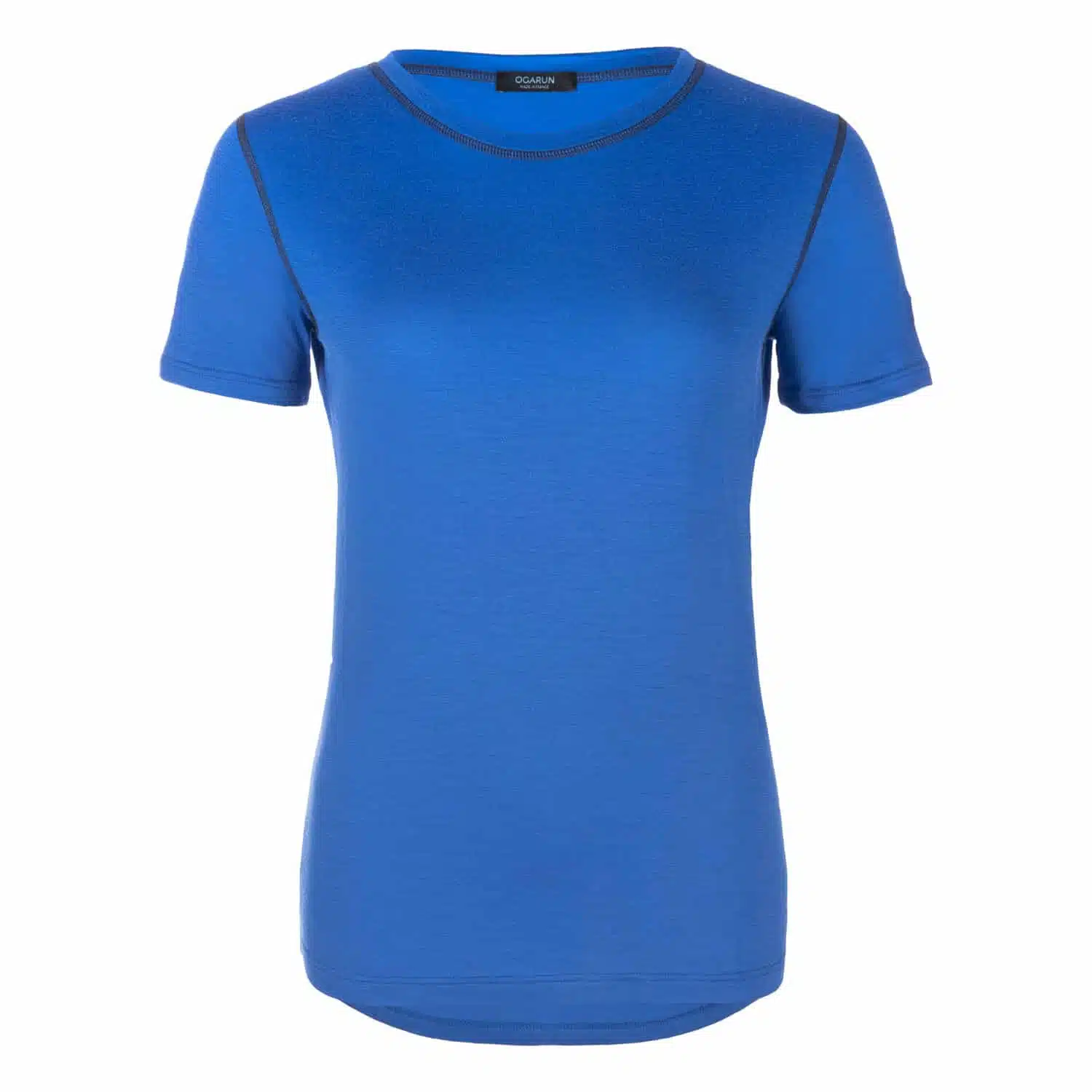T-shirt mérinos femme – Bleu roi – OGARUN – Image 6