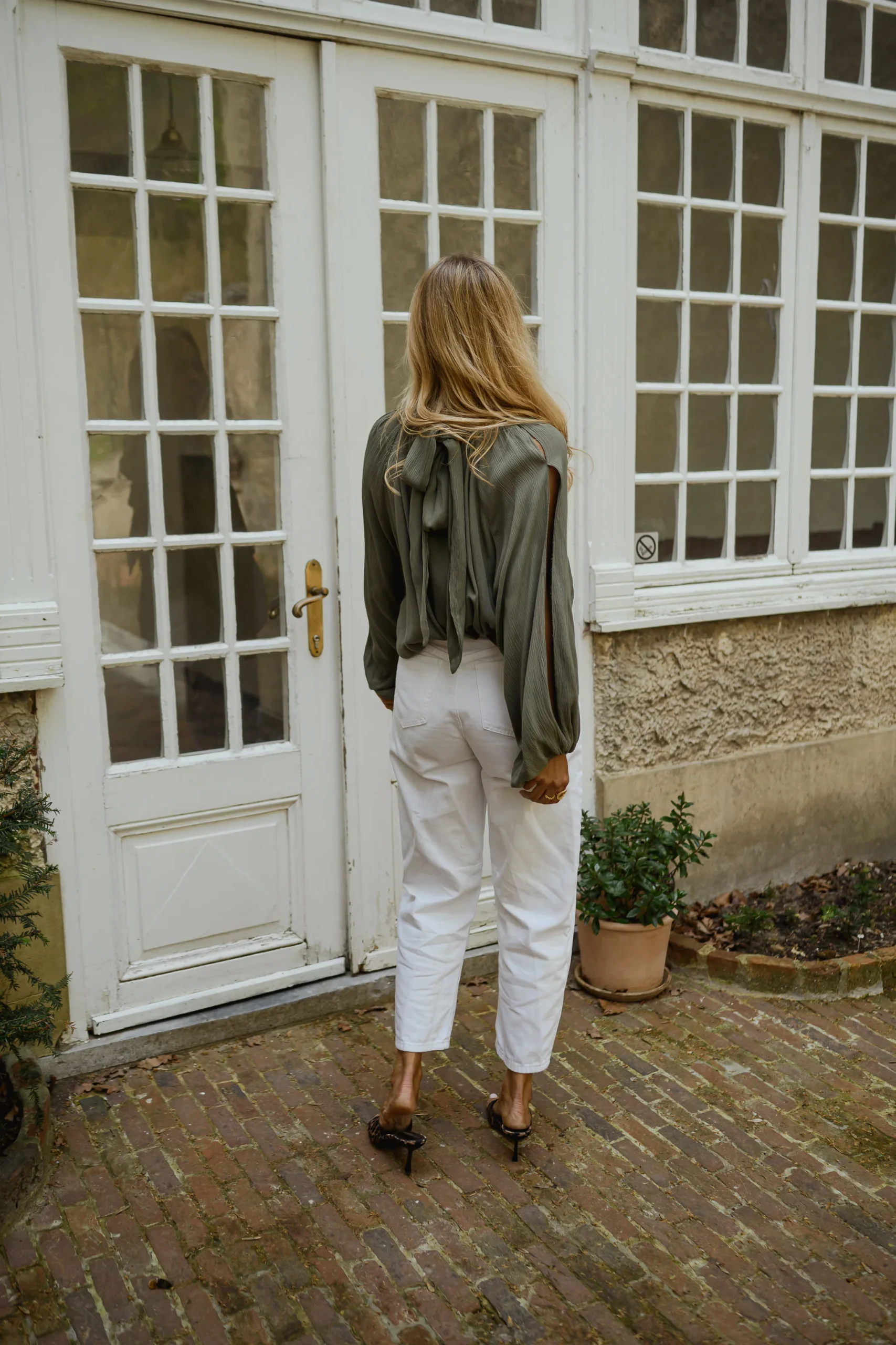 Blouse Belly - kaki – Image 8