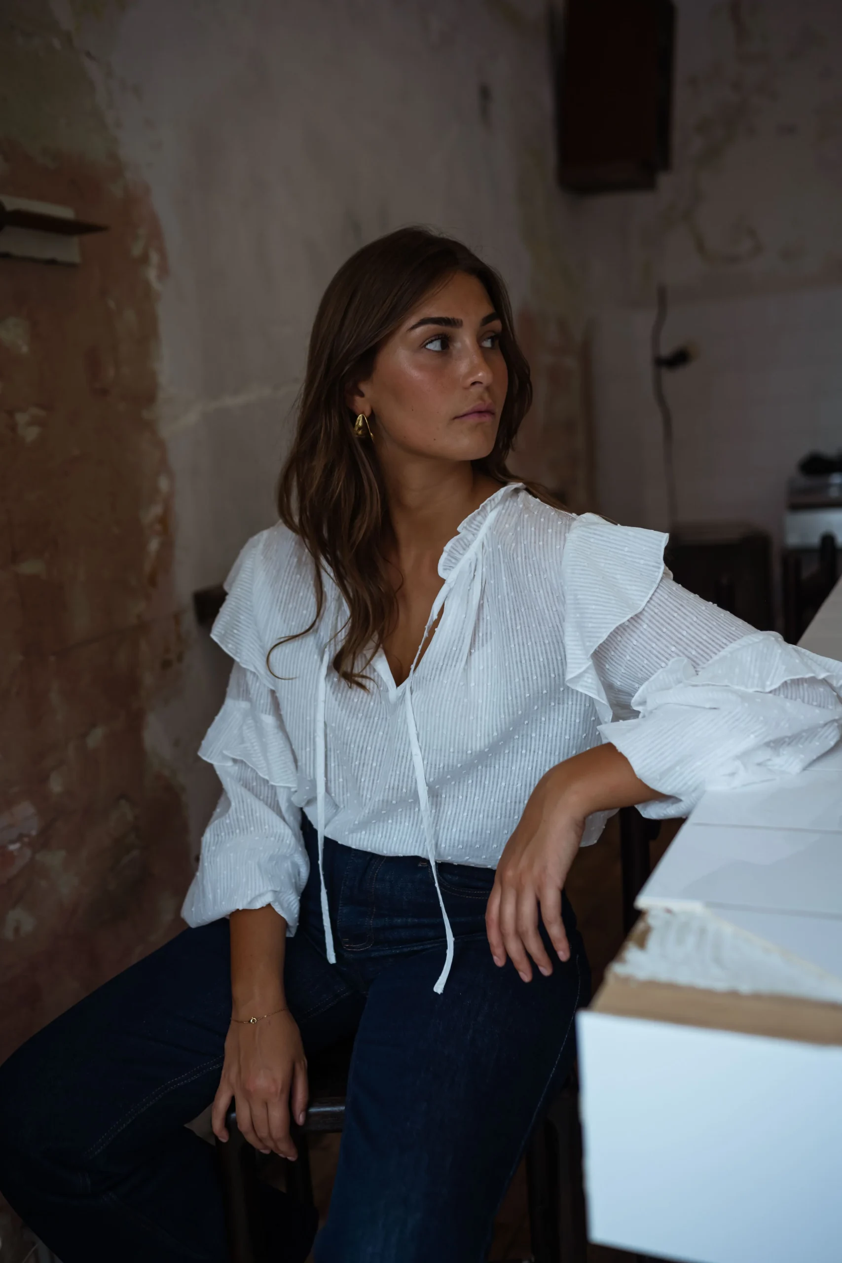 Blouse Tiega - écrue – Image 8